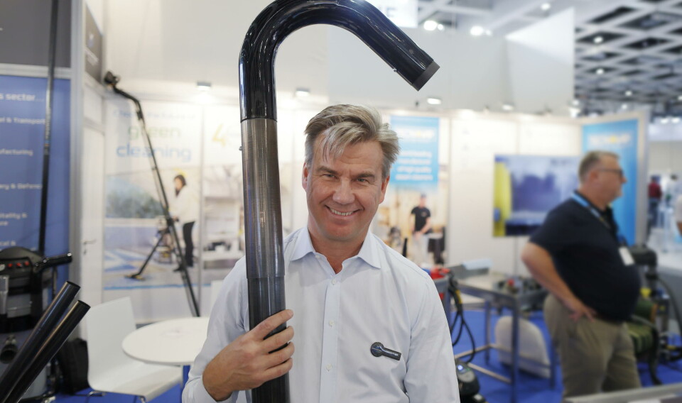 Takrennerens med 70 mm karbonstang
