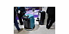 Profesjonell gulvvaskerobot fotografert under renholdsmesse. Rundt står et antall mennesker.