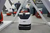 Rengjøringsrobot som er utstilt på en renholdsmesse