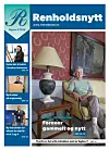 Forsiden til Renholdsnytt nr. 4/2026. Hovedbildet viser en kvinne som sitter avslappet i en sofa i en herskapelig stue som antatt er fra 1700-1800-tallet. Ved siden av henne står en stor bordlampe, mens det på veggen i bakgrunnen henger et stort maleri.