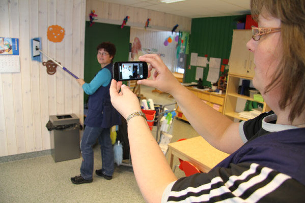 Renhold og smartphone Renhold og smartphone