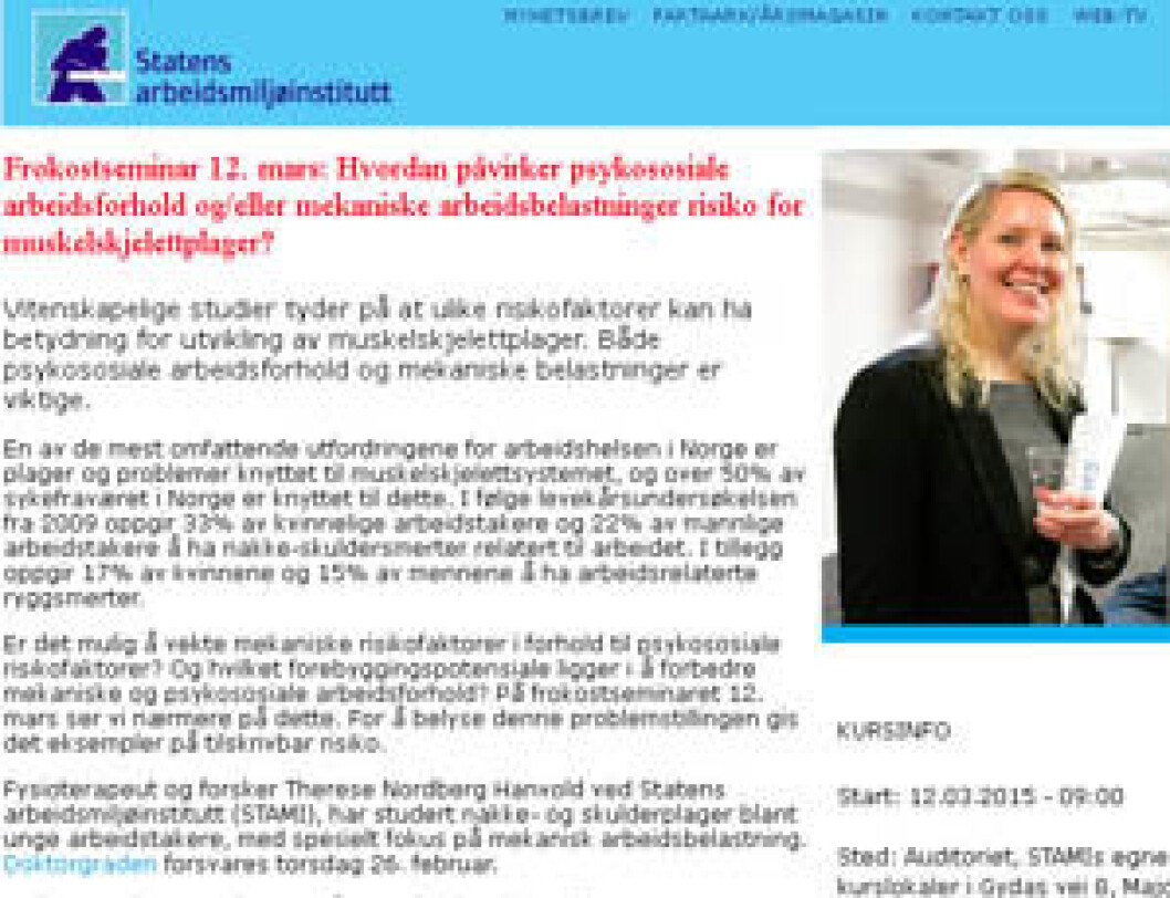 Faksimile Stami Hanvold Faksimile Stami Hanvold