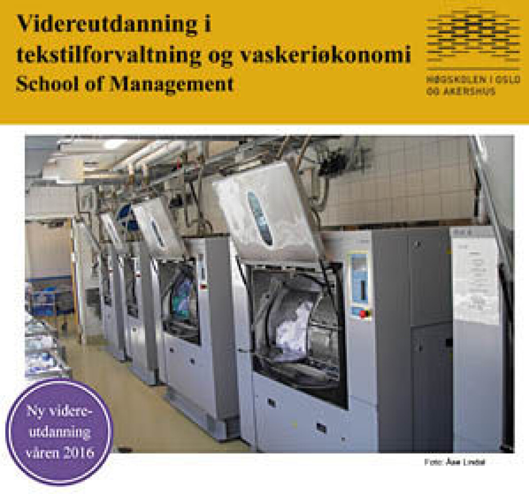 Kurs i tekstilforvaltning HiOA Kurs i tekstilforvaltning HiOA
