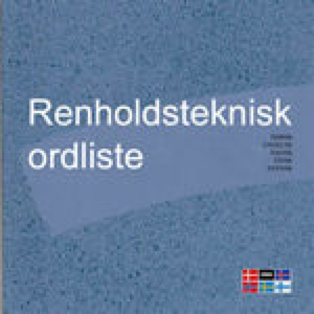 Renholdsteknisk Ordliste Renholdsteknisk Ordliste