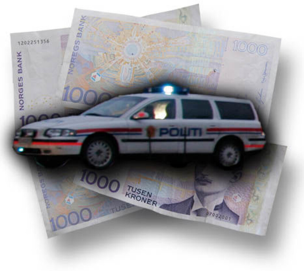 Politibil Pengesedler teh Politibil Pengesedler teh