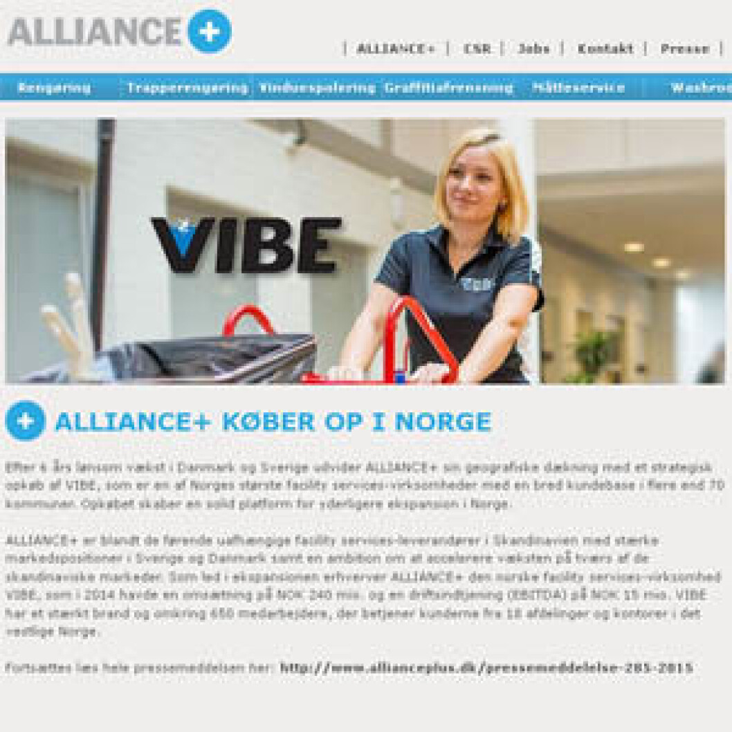 Faksimile Alliance kjøper Vibe Faksimile Alliance kjøper Vibe