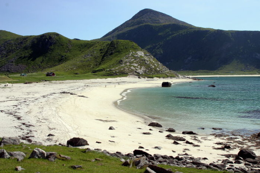 Ferie illustrasjon strand Lofoten3 Ferie illustrasjon strand Lofoten3