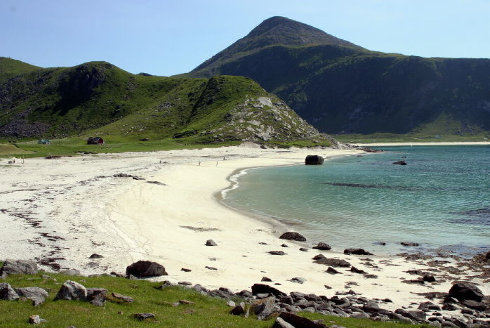 Ferie illustrasjon strand Lofoten3 Ferie illustrasjon strand Lofoten3
