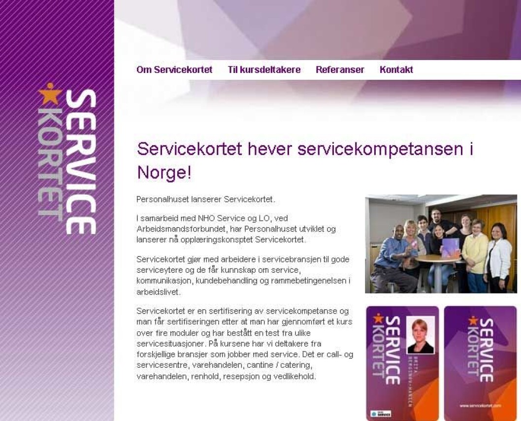 Servicekort Servicekort