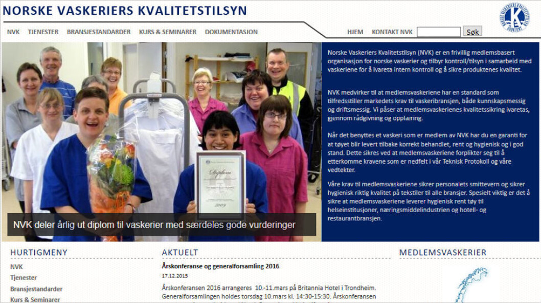 Faksimile fra NVKs nettside. Faksimile fra NVKs nettside.
