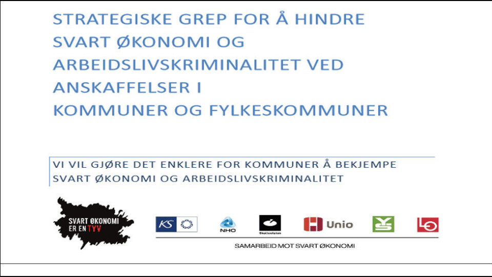Faksimile fra brosjyren som gir råd mot useriøs drift. Faksimile fra brosjyren som gir råd mot useriøs drift.
