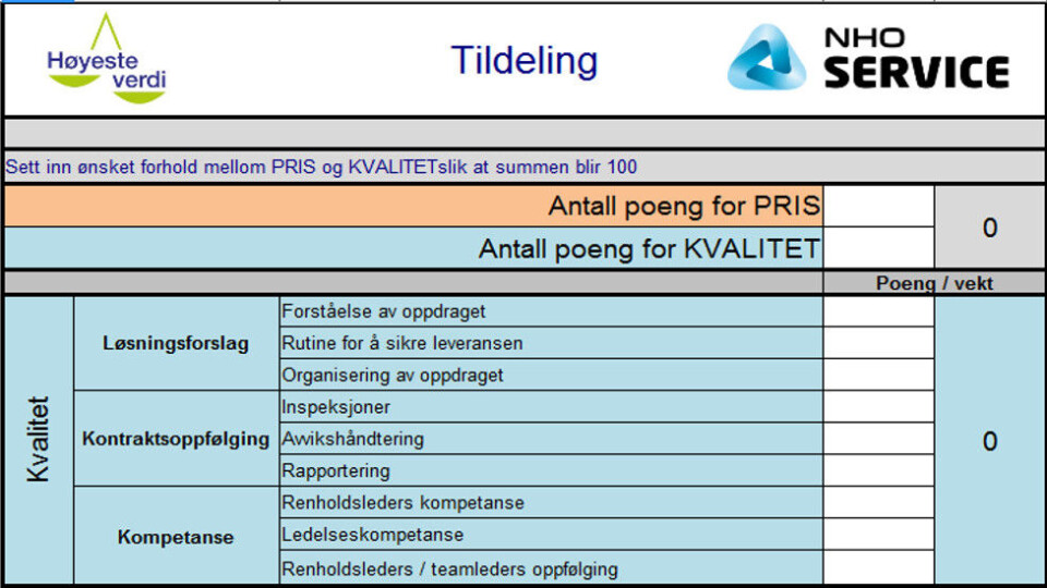 Faksimile fra Høyeste verdi fra NHO Service. Faksimile fra Høyeste verdi fra NHO Service.