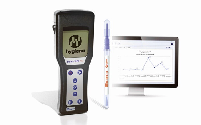 SystemSure, ATP-målinger fra Hygiena. (Foto: Produsenten) SystemSure, ATP-målinger fra Hygiena. (Foto: Produsenten)