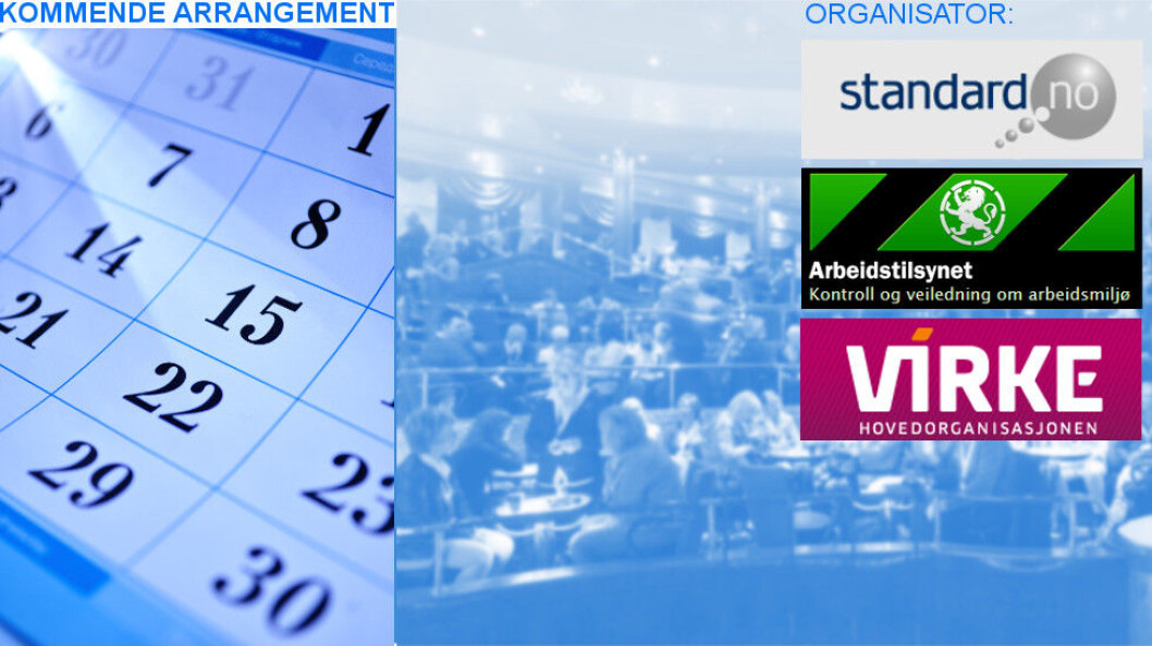 Seminaret holdes 21/4 kl. 08.30 hos Standard Norge. Seminaret holdes 21/4 kl. 08.30 hos Standard Norge.