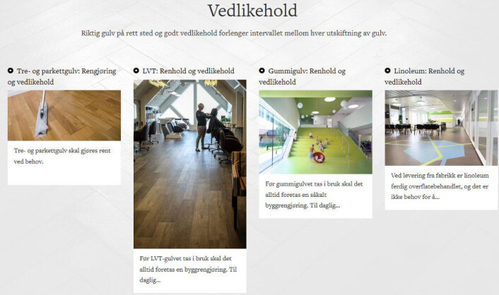 Gulvfakta.no har nyttige tips om renhold av gulv.<br />Ill.: gulvfakta.no, drevet av ifi.no Gulvfakta.no har nyttige tips om renhold av gulv.<br />Ill.: gulvfakta.no, drevet av ifi.no