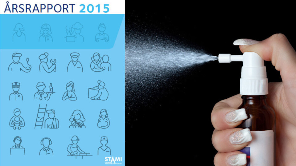 Stami, Lilleborg Profesjonell og Ecolab samarbeider for å øke våre kunnskaper om renholdsspray og helse. Illustrasjon etter Stami og Colourbox Stami, Lilleborg Profesjonell og Ecolab samarbeider for å øke våre kunnskaper om renholdsspray og helse. Illustrasjon etter Stami og Colourbox