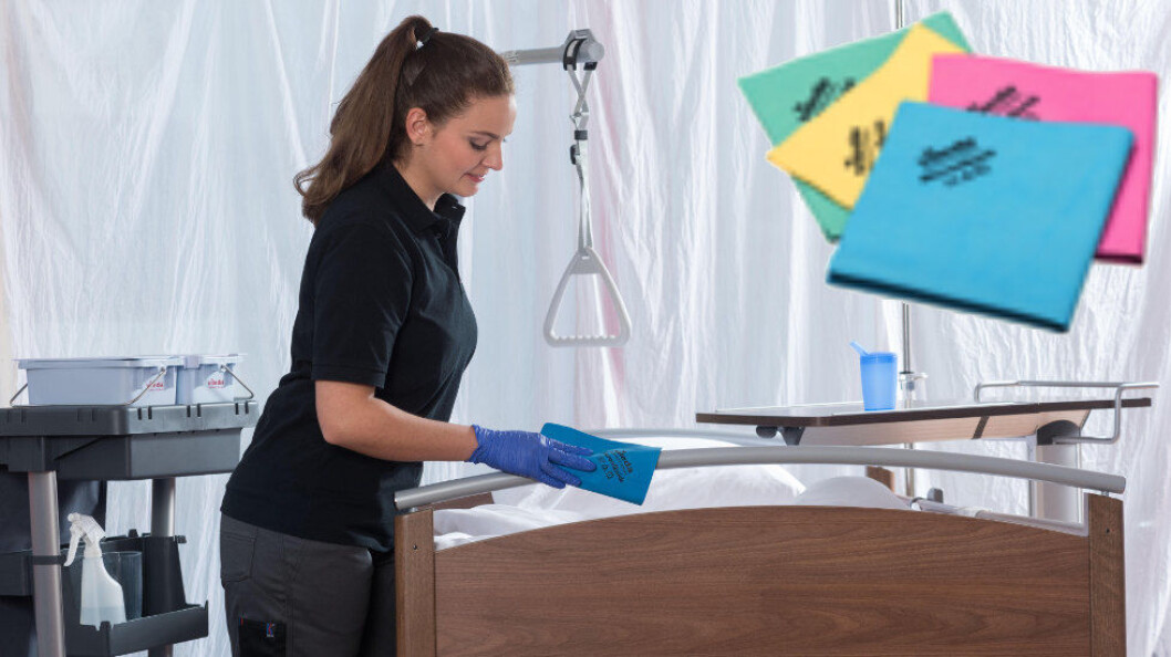 Vileda MicronQuick i bruk. Foto: Produsenten Vileda MicronQuick i bruk. Foto: Produsenten