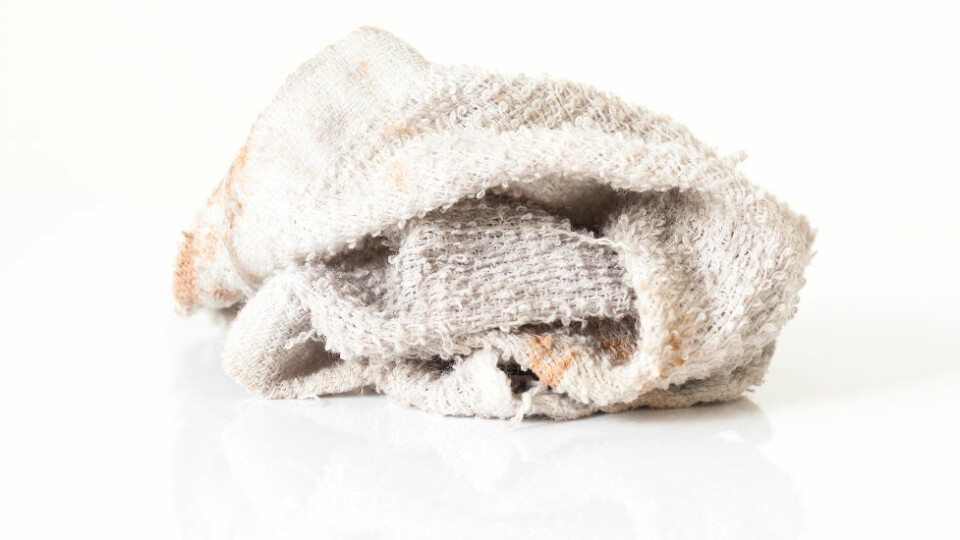Skift håndkle etter tredje gangs bruk. (Ill.foto: Colourbox)