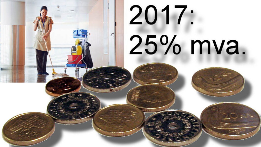 Fra 1/1-2017 får helseforetakene refundert merverdiavgiften dersom de kjøper f.eks. renholdstjenester fra private byråer. Fra 1/1-2017 får helseforetakene refundert merverdiavgiften dersom de kjøper f.eks. renholdstjenester fra private byråer.
