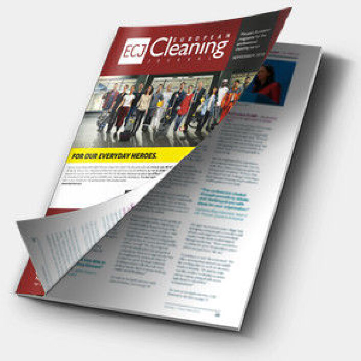 Bak kanalen står blant annet European Cleaning Journal. Bak kanalen står blant annet European Cleaning Journal.