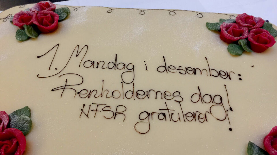 I år la NFSR markeringen av Renholdernes dag til en undervisningsinstitusjon. Valget ble Høgskolen i Oslo og Akershus (HiOA). (Foto: Ellen Nygard)