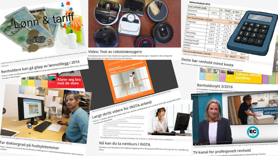 Det var stor spredning på hvilke temaer som var mest populære i 2016, men akkurat som i 2015 var det et tidløst tema som fikk flest klikk. Det var stor spredning på hvilke temaer som var mest populære i 2016, men akkurat som i 2015 var det et tidløst tema som fikk flest klikk.