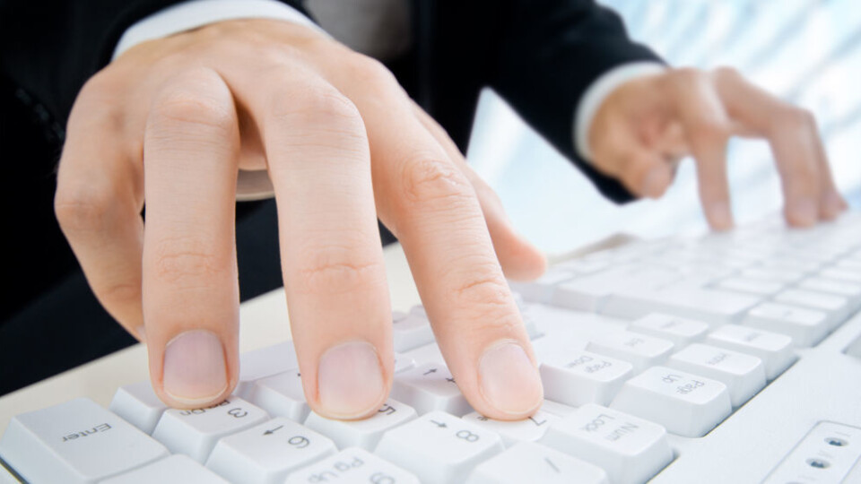 Tastaturer kan være bakteriebomber (ill.foto: Colourbox) Tastaturer kan være bakteriebomber (ill.foto: Colourbox)