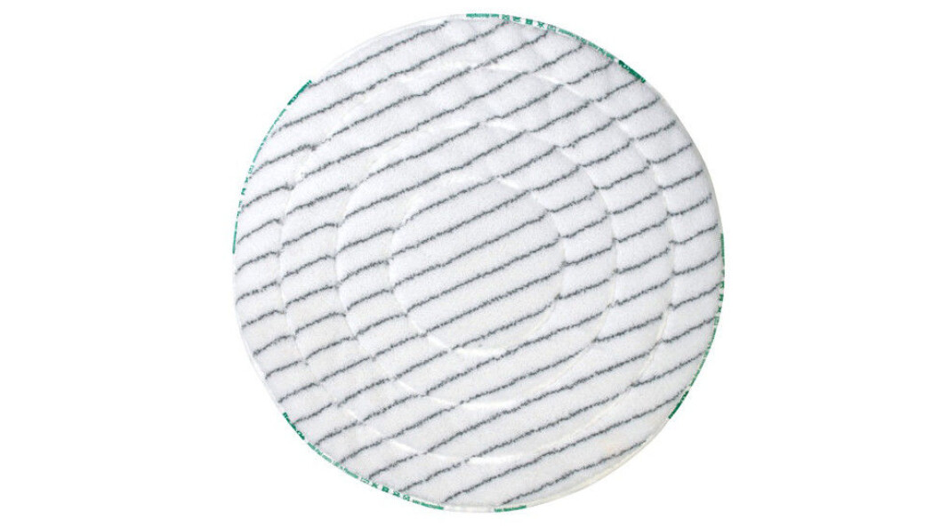 Micro Brush pad skal kunne fjerne smuss også i skjøter og fordypninger. (Foto: Meiko Textil). Micro Brush pad skal kunne fjerne smuss også i skjøter og fordypninger. (Foto: Meiko Textil).
