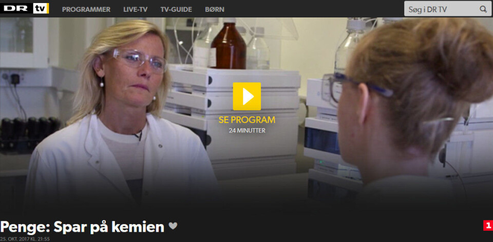 Faksimile fra Danmarks Radio 1. Faksimile fra Danmarks Radio 1.