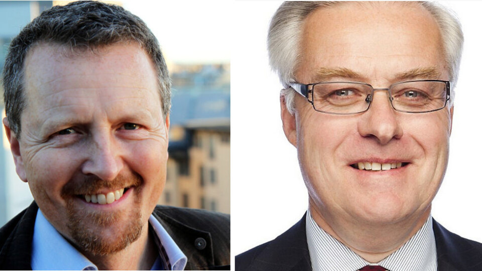 Jorulf Brøvig Silde (foto: Baard Fiksdal) og Lasse Tenden (foto: NHO Service) Jorulf Brøvig Silde (foto: Baard Fiksdal) og Lasse Tenden (foto: NHO Service)