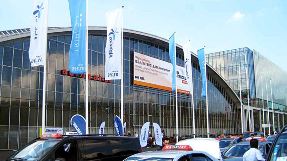 Amsterdam-messen 2018 går uten foreningen ISSA, men arrangøren Interclean lover fyldig program. (Foto fra messen i 2016: Pål Sønsteli) Amsterdam-messen 2018 går uten foreningen ISSA, men arrangøren Interclean lover fyldig program. (Foto fra messen i 2016: Pål Sønsteli)