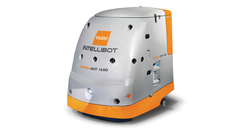 Ill.foto av roboten Taski Swingobot 1650. (Foto: Produsenten) Ill.foto av roboten Taski Swingobot 1650. (Foto: Produsenten)