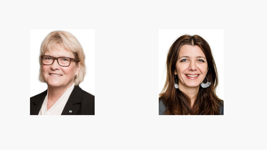 Anslagene over svart renhold i private hjem varierer fra 50 til 80 prosent, opplyser Anne Jensen og Anne-Cecilie Kaltenborn i NHO Service og Handel. Foto: NHO Service og Handel Anslagene over svart renhold i private hjem varierer fra 50 til 80 prosent, opplyser Anne Jensen og Anne-Cecilie Kaltenborn i NHO Service og Handel. Foto: NHO Service og Handel