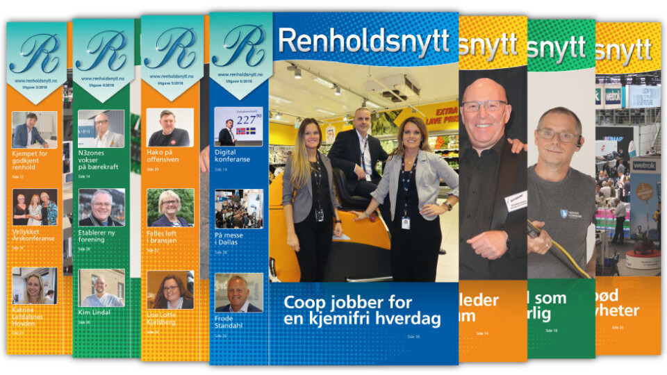 Renholdsnytt 6/2018 er ute nå