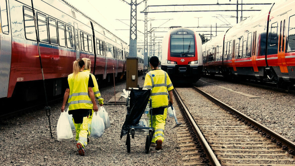 NSB Trafikkservice skal utføre renhold og andre tjenester for det private selskapet Go-Ahead for Trafikkpakke 1 Sør. (Ill.foto: Marianne Bjørnbakk, IMG Nord)
