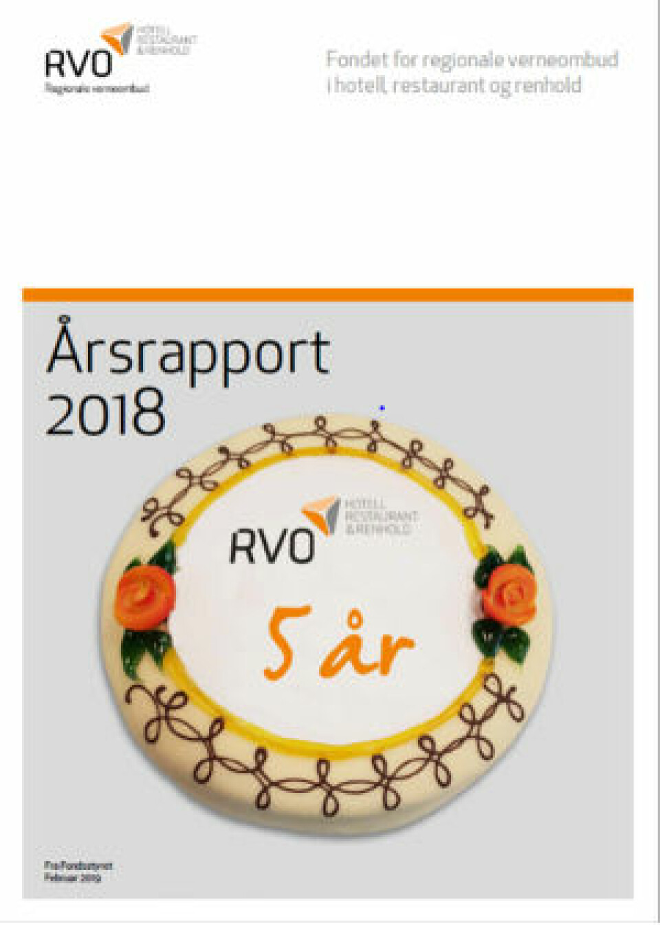 RVO årsrapport 2018 for HRR-bransjene.