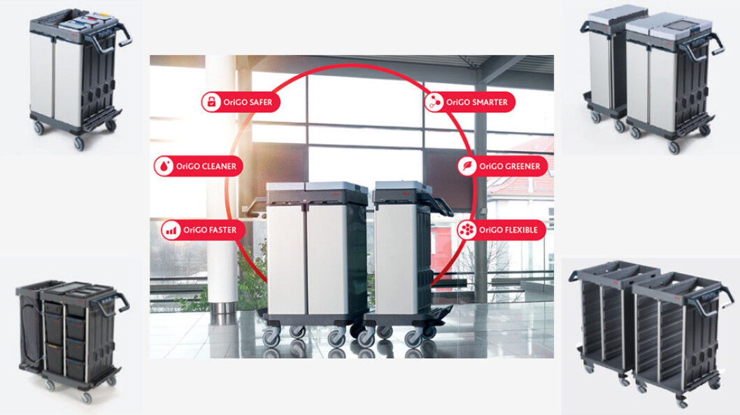 Origo2 ble «Årets produkt» under renholdsmessen Pulire 2019. (Foto: Vileda) Origo2 ble «Årets produkt» under renholdsmessen Pulire 2019. (Foto: Vileda)