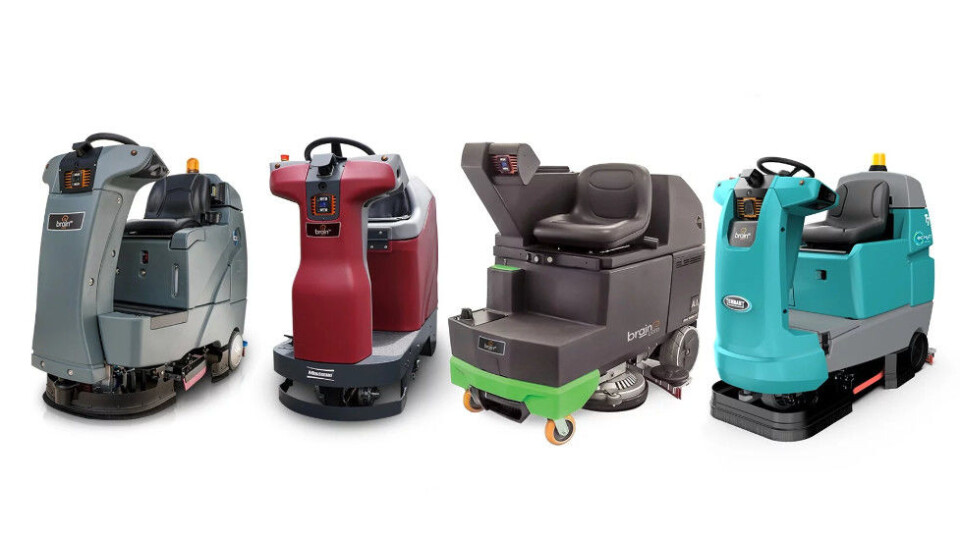 Selvkjøringssystemet BrainOS finnes i gulvvaskerne ICE RS26 (Intelligent Cleaning Robotics), Minuteman Roboscrub 20, NSS Eforce og Tennant T7AMR. (Foto: Produsentene) Selvkjøringssystemet BrainOS finnes i gulvvaskerne ICE RS26 (Intelligent Cleaning Robotics), Minuteman Roboscrub 20, NSS Eforce og Tennant T7AMR. (Foto: Produsentene)