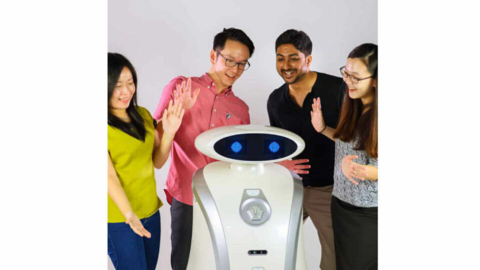 I tillegg til å rengjøre (det kommer ialt 13 ulike modeller) skal robotene fra LionsBot kunne spre glede og gi enkel informasjon til folk rundt seg. (Foto: Produsenten)