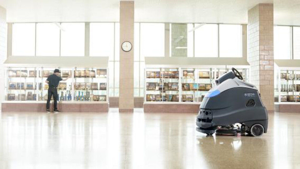 Etter et lite hvileskjær er Nilfisk tilbake på robotmarkedet med sin Liberty SC50. (Foto: Nilfisk) Etter et lite hvileskjær er Nilfisk tilbake på robotmarkedet med sin Liberty SC50. (Foto: Nilfisk)