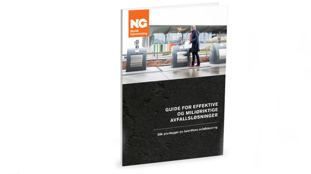 Gratis 40-siders guide om å planlegge avfallsløsninger. (Ill.foto: Norsk Gjenvinning) Gratis 40-siders guide om å planlegge avfallsløsninger. (Ill.foto: Norsk Gjenvinning)