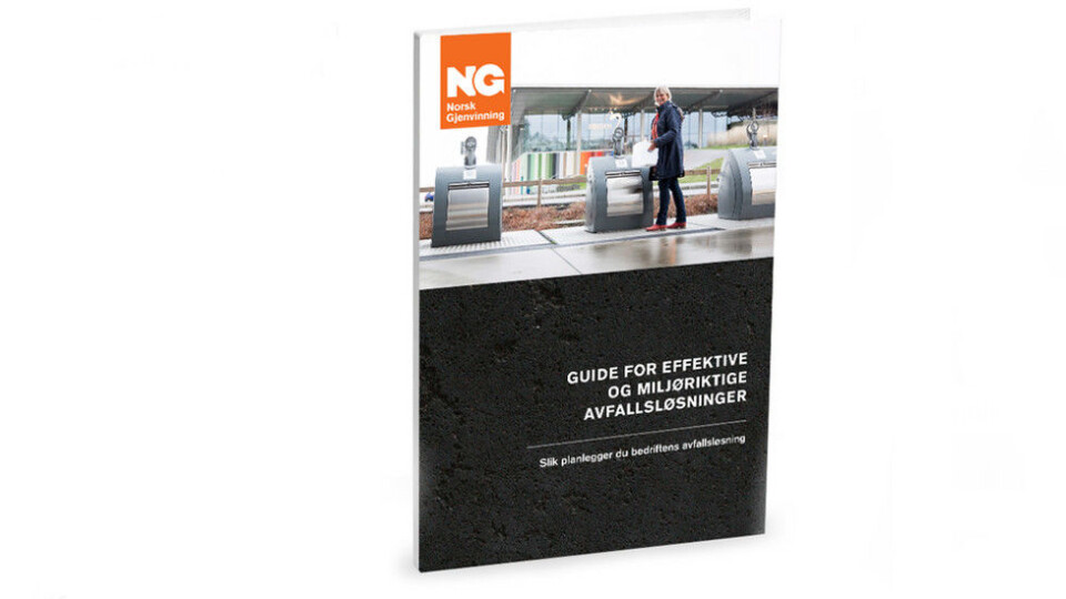 Gratis 40-siders guide om å planlegge avfallsløsninger. (Ill.foto: Norsk Gjenvinning) Gratis 40-siders guide om å planlegge avfallsløsninger. (Ill.foto: Norsk Gjenvinning)