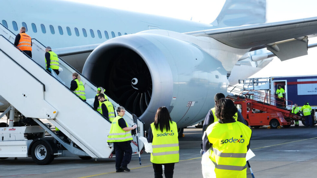 Oppdraget omfatter flyrenhold og andre nærliggende tjenester for SAS. (Foto: Sodexo) Oppdraget omfatter flyrenhold og andre nærliggende tjenester for SAS. (Foto: Sodexo)