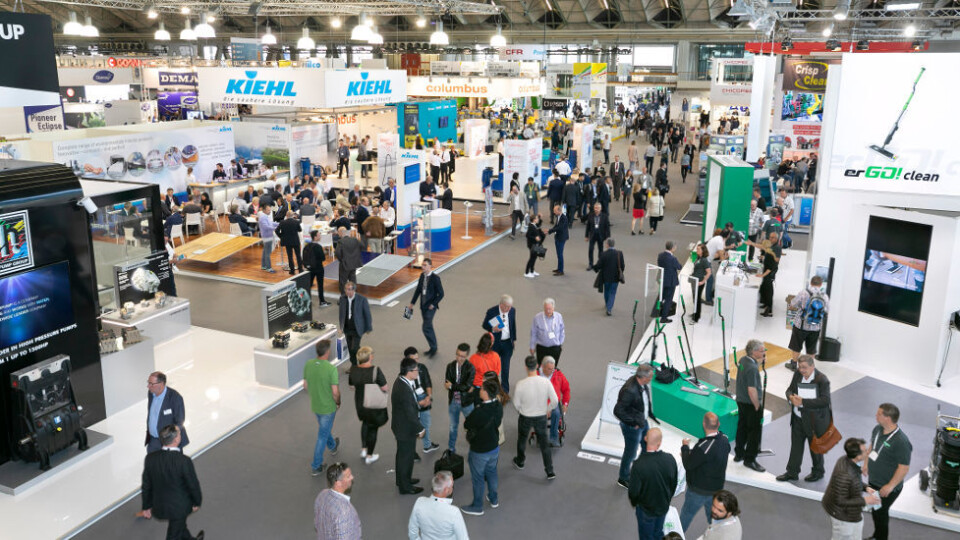 Renholdsmessen Interclean avholdes på Amsterdam RAI 12.-15. mai 2020. (Foto: Interclean) Renholdsmessen Interclean avholdes på Amsterdam RAI 12.-15. mai 2020. (Foto: Interclean)