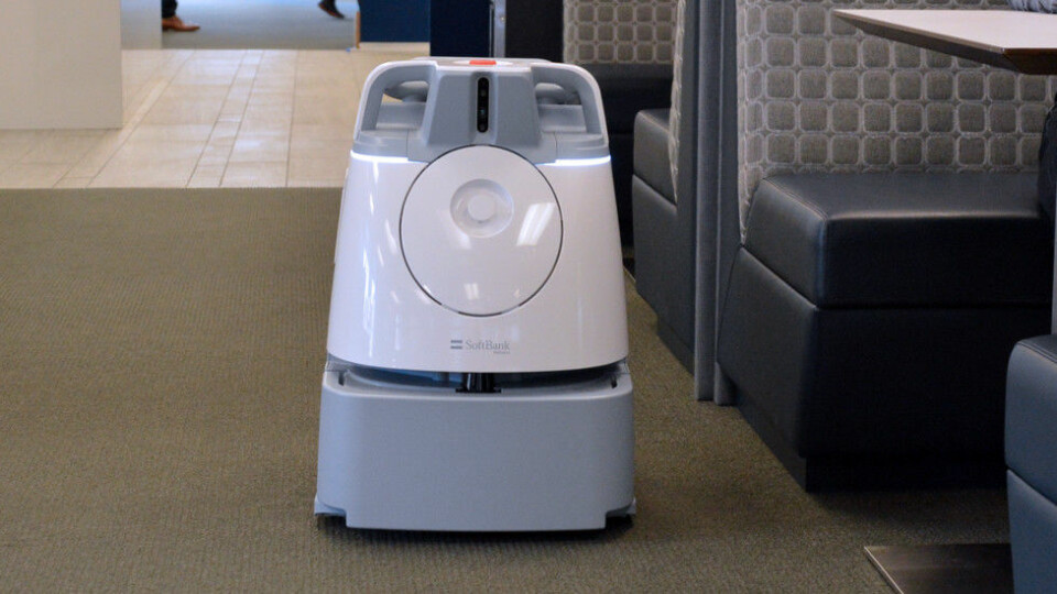 Sodexo har nå tatt i bruk støvsuger­roboten Whiz i DNBs lokaler. (Ill.foto fra SoftBank Robotics)