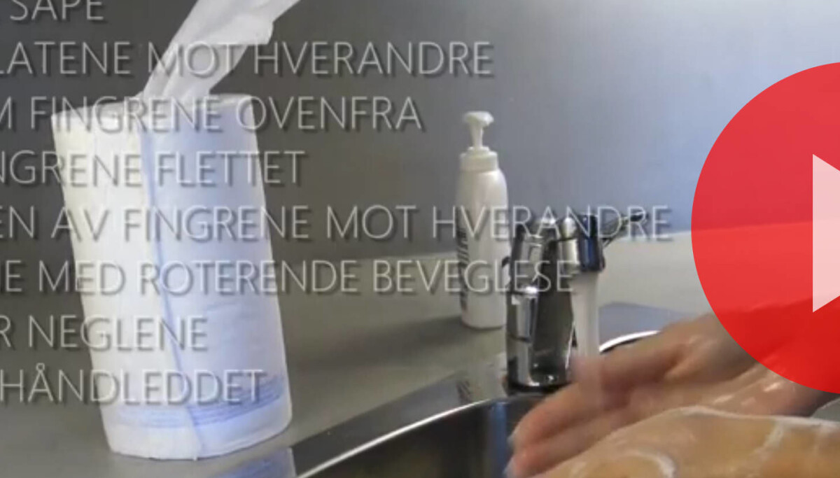 Slik vasker du hendene skikkelig