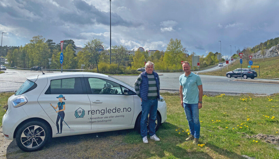 Åsmund Nyhus (tv) er daglig leder i SALIS bedriftshelsetjenester og Geir Nilsen er daglig leder i Renglede.no AS. Åsmund Nyhus (tv) er daglig leder i SALIS bedriftshelsetjenester og Geir Nilsen er daglig leder i Renglede.no AS.