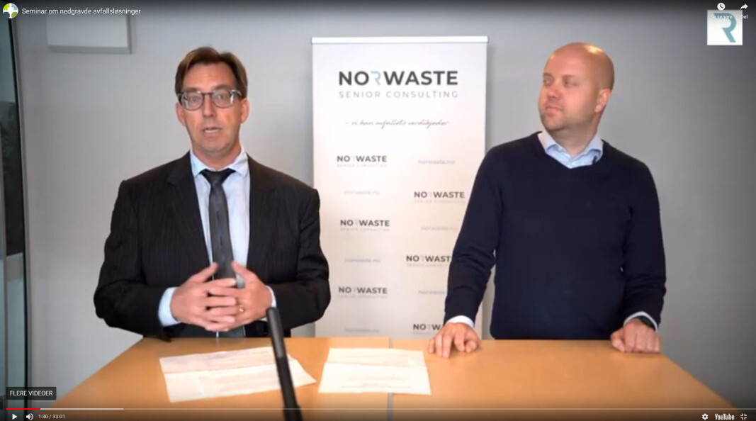 Rune Aale-Hansen og Fridtjof Denneche fra NKF er blant dem som gir tips rundt avfallsløsninger. Rune Aale-Hansen og Fridtjof Denneche fra NKF er blant dem som gir tips rundt avfallsløsninger.