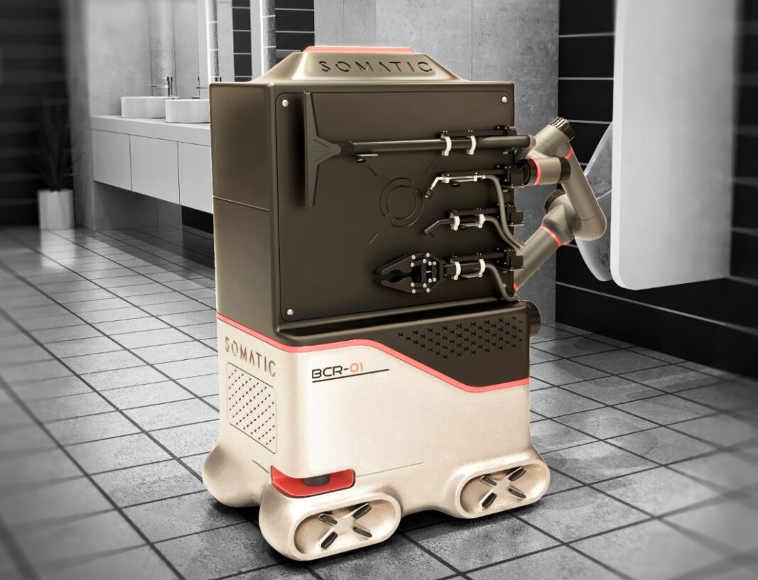 Roboten skal blant annet kunne vaske og desinfisere. Roboten skal blant annet kunne vaske og desinfisere.