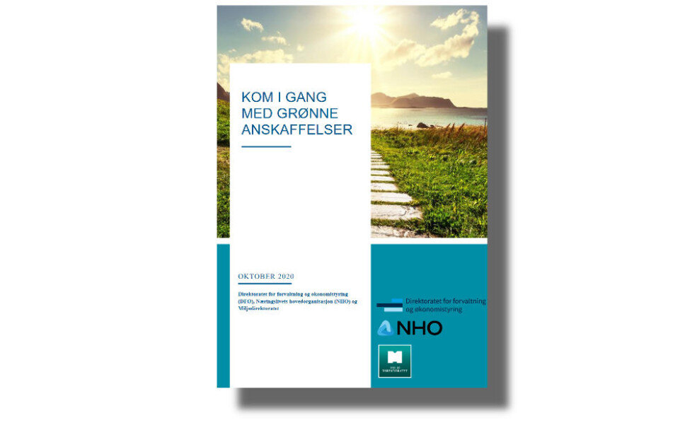 Den nye veilederen for grønne anskaffelser. Den nye veilederen for grønne anskaffelser.